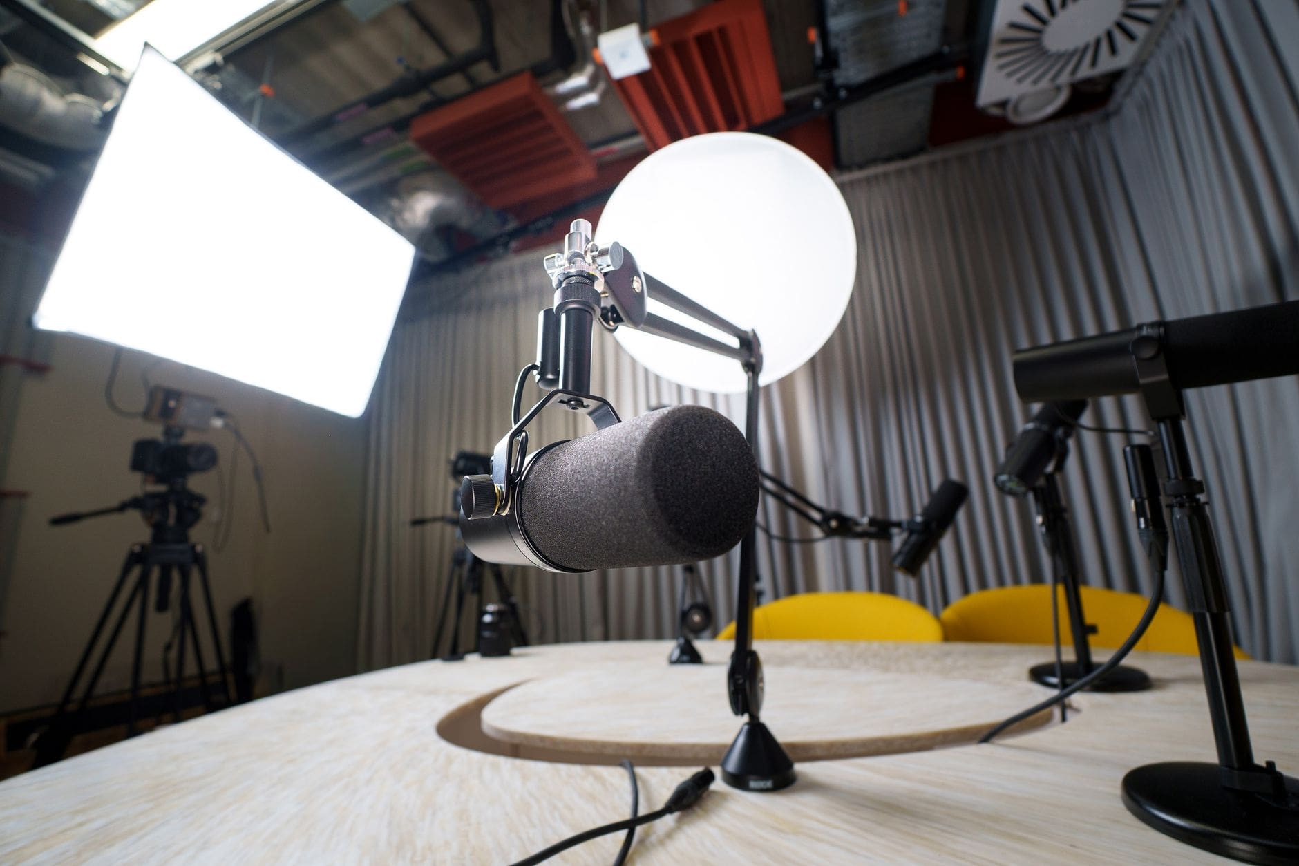 micro podcast studio