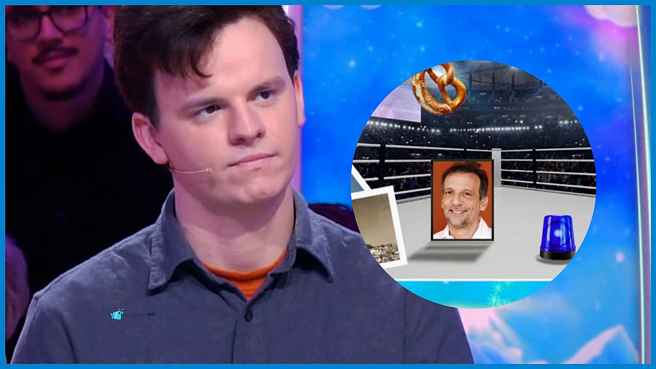 Le youtubeur Cyprien et l'univers du jeu Les 12 coups de midi sur TF1