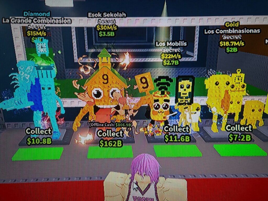 Un Brainrot Secret rare dans l'univers du jeu Steal a Brainrot sur Roblox