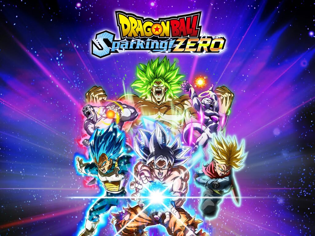 Logo et visuel de Dragon Ball Sparking Zero, jeu de combat indisponible sur PS4